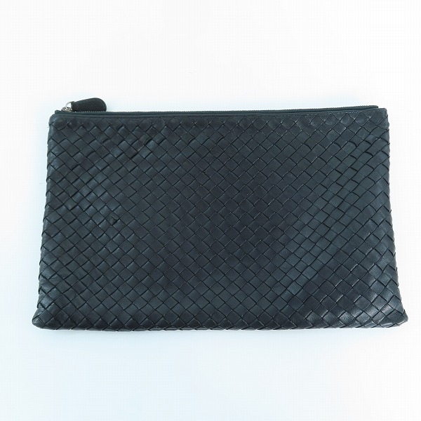 実際に弊社で買取させて頂いたBOTTEGA VENETA/ボッテガヴェネタ イントレチャート レザークラッチバッグ 