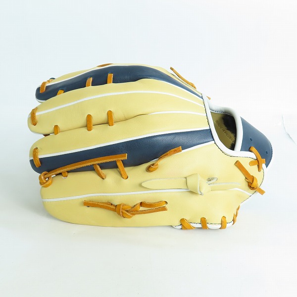 実際に弊社で買取させて頂いたZETT/ゼット FINECatch SMUカラー 軟式/オールラウンド グローブ BRGB35430Aの画像 2枚目