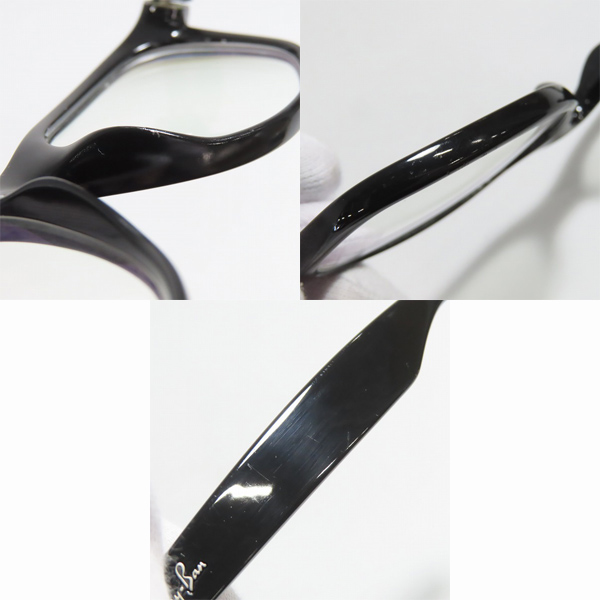 実際に弊社で買取させて頂いたRay-Ban/レイバン NEW WAYFARER/ニューウェイファーラー メガネフレーム/アイウェア RB2132 901の画像 7枚目
