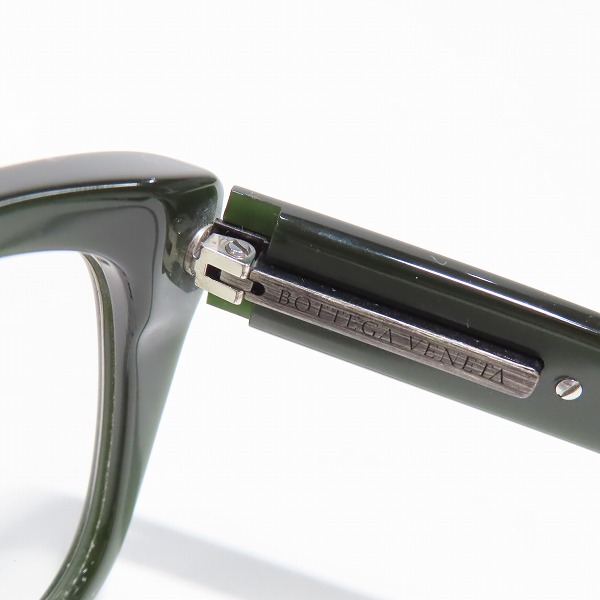 実際に弊社で買取させて頂いたBOTTEGA VENETA/ボッテガヴェネタ  眼鏡/メガネフレーム アイウェア BV176/S AZ1 QTの画像 4枚目