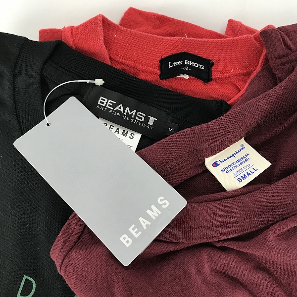 実際に弊社で買取させて頂いた【おまとめ/未使用含む】チャンピオン/ビームス/リーボック 他 メンズ/レディース Tシャツ/カットソー/ブラウス 等