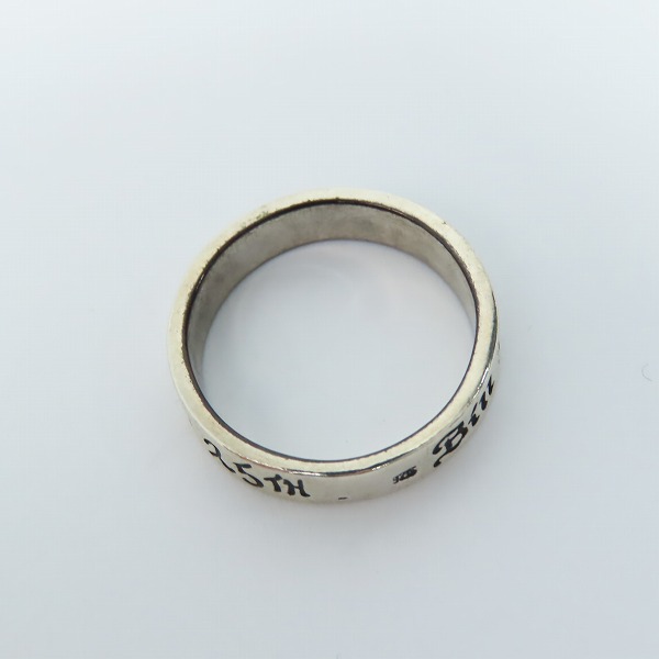 実際に弊社で買取させて頂いた【ギャラ付】BILL WALL LEATHER/BWL/ビルウォールレザー 25TH ANNIVERSARY BAND/25周年リング R404  14号の画像 5枚目