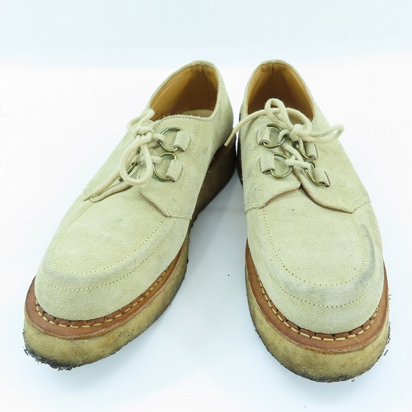 実際に弊社で買取させて頂いたGEORGE COX/ジョージコックス ベージュスエード ラバーソール 0035-014/9