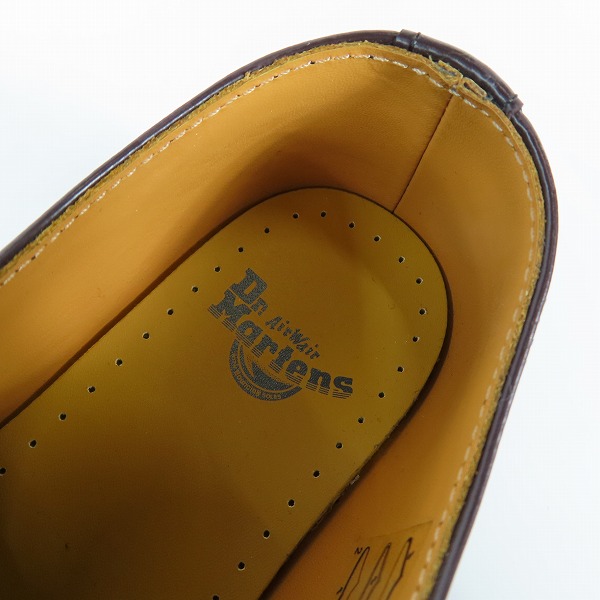 実際に弊社で買取させて頂いたDr.Martens/ドクターマーチン 1461 3ホール レザーシューズ BURGUNDY 27284626 UK4の画像 4枚目