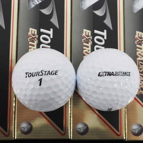 実際に弊社で買取させて頂いた【未使用】BRIDGESTONE/ブリヂストン TOURSTAGE/ツアーステージ EXTRA DISTANCE ゴルフボール ホワイト 2ダースの画像 1枚目