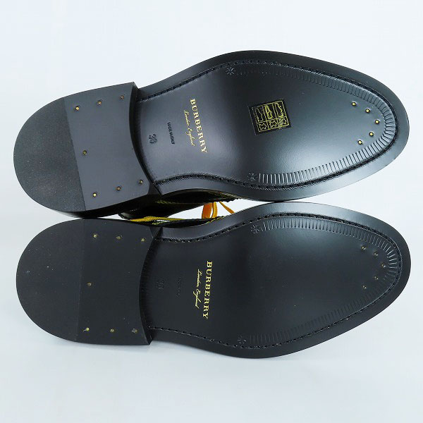 実際に弊社で買取させて頂いたBURBERRY LONDON ENGLAND/バーバリーロンドンイングランド レースアップブーツ 36の画像 2枚目