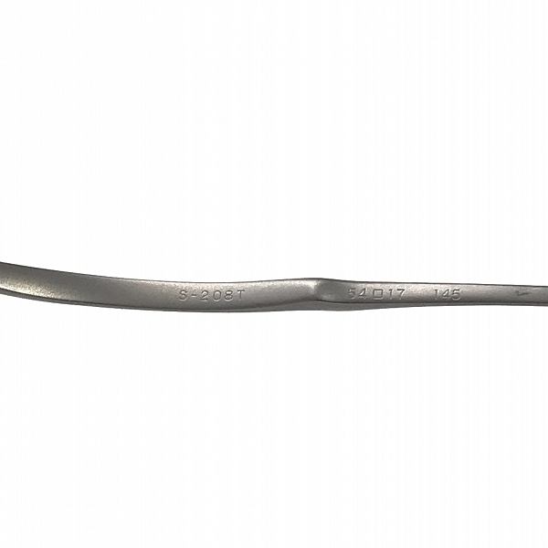 実際に弊社で買取させて頂いた999.9/フォーナインズ チタン 度入り 眼鏡/メガネフレーム/アイウェア S-208Tの画像 5枚目