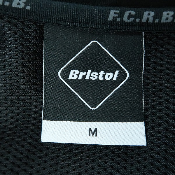 実際に弊社で買取させて頂いたF.C.Real Bristol/F.C.レアルブリストル 18SS VENTILATION HOODY ジップアップパーカー ブラック FCRB-180025/Mの画像 2枚目