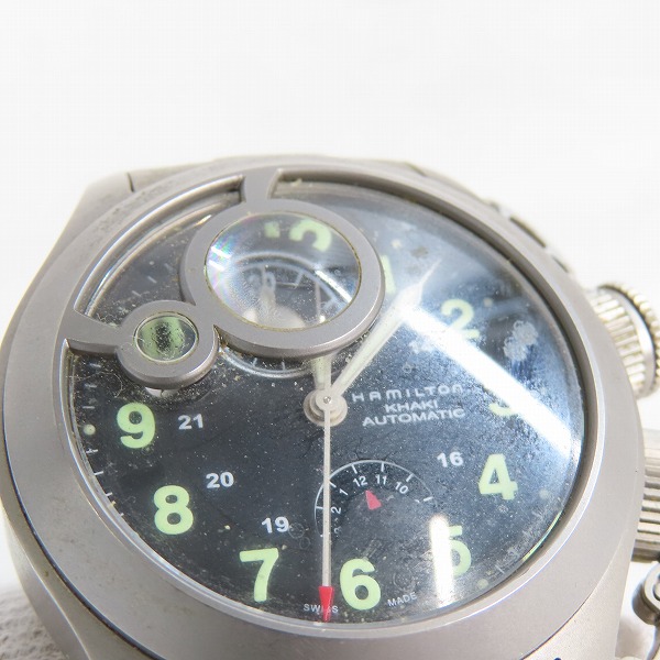実際に弊社で買取させて頂いたHAMILTON/ハミルトン カーキネイビー フロッグマン 自動巻き 腕時計 H777460の画像 5枚目