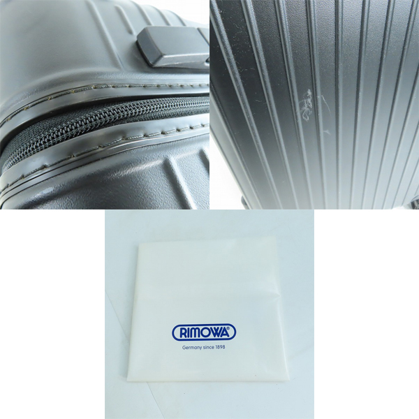 実際に弊社で買取させて頂いたRIMOWA/リモワ サルサ キャリーケース 810.5 4輪 37L の画像 9枚目