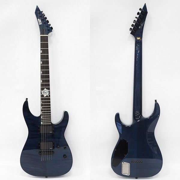 実際に弊社で買取させて頂いた★【美品】ESP バンドリ！コラボ BanG Dream! M-II ROSELIA SAYO 氷川紗夜モデル EMG搭載 エレキギター ギグケース付 の画像 2枚目