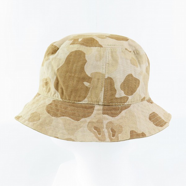 実際に弊社で買取させて頂いたTHE REAL MCCOYS/リアルマッコイズ カモフラ柄 リバーシブル バケットハットの画像 1枚目