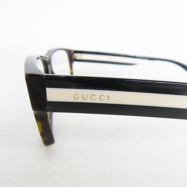 実際に弊社で買取させて頂いた(2)GUCCI/グッチ メガネフレーム アイウェア GG0344OA-002の画像 7枚目
