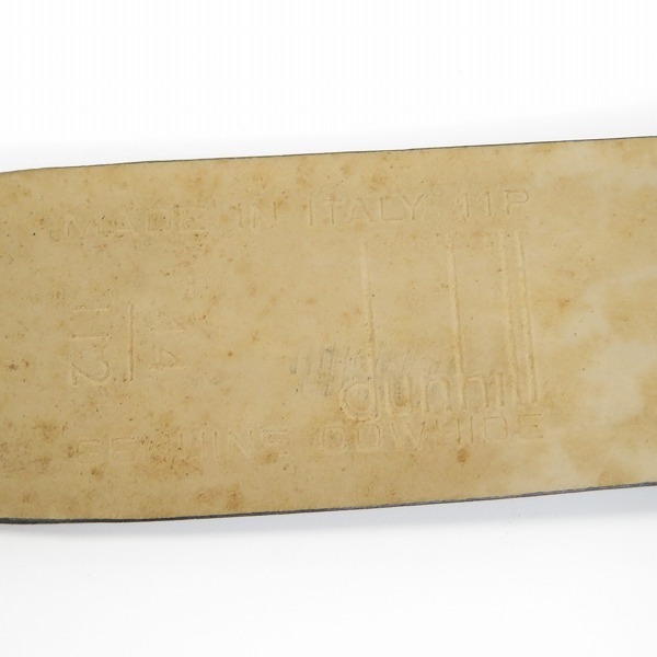 実際に弊社で買取させて頂いたDunhill/ダンヒル レザーベルト 44/112の画像 4枚目