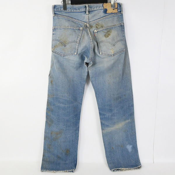 実際に弊社で買取させて頂いた【難あり】LEVI'S/リーバイス ヴィンテージ 501 刻印8 セルビッジ シングルステッチ ボタンフライ デニムパンツ の画像 1枚目