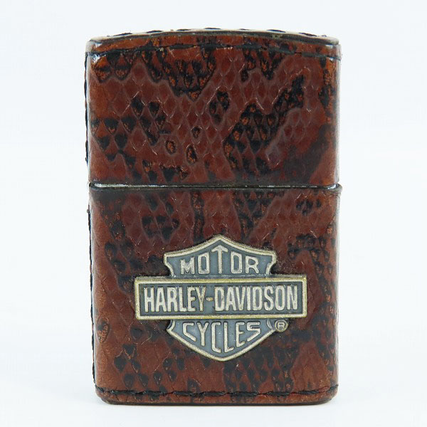 実際に弊社で買取させて頂いたZIPPO/ジッポー Harley-Davidson/ハーレーダビッドソン 革巻き