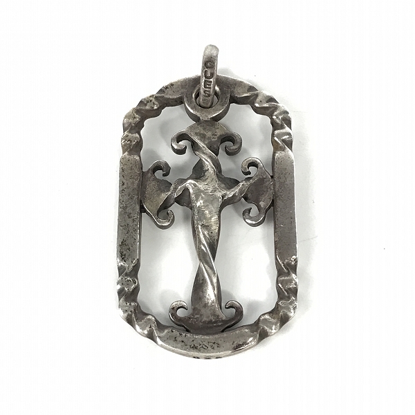 実際に弊社で買取させて頂いたSTANLEY GUESS/スタンリーゲス スカルツイステッドクロスフレームドッグタグの画像 1枚目