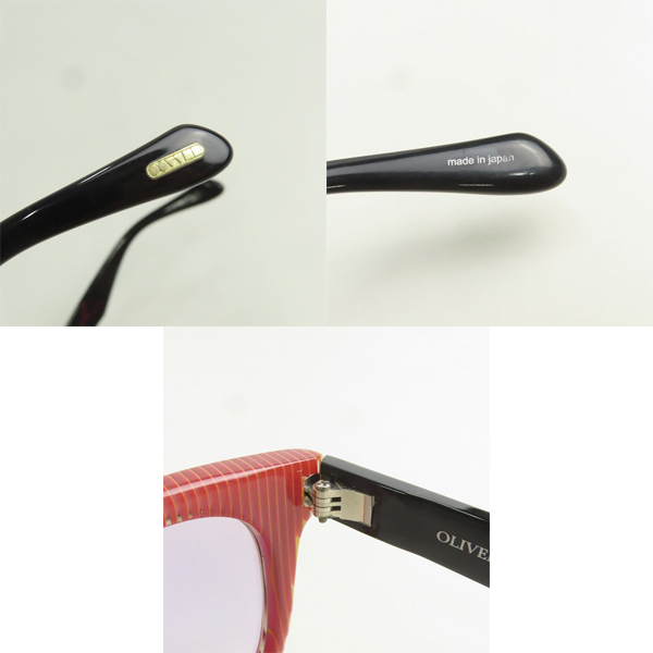 実際に弊社で買取させて頂いたOLIVER PEOPLES×BECK×PORTER/オリバーピープルズ×ベック×ポーター Double Helix サングラス/アイウェアの画像 8枚目