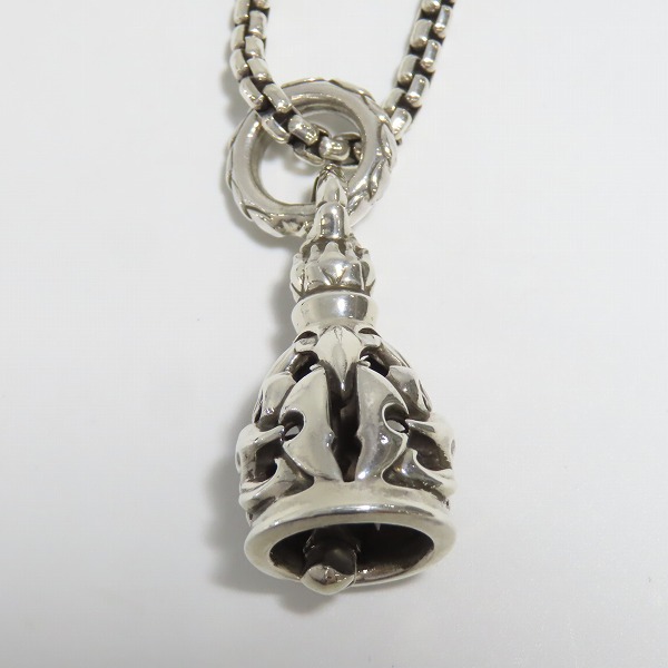 実際に弊社で買取させて頂いたLONE ONES/ロンワンズ Samadhi Bell Pendant/サマディベル ボックスチェーン付 ネックレスの画像 3枚目