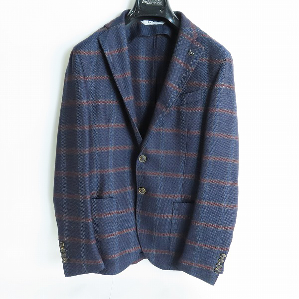 実際に弊社で買取させて頂いたBOTTEGA MARTINESE/ボッテガマルティネーゼ 総柄2Bテーラードジャケット/48