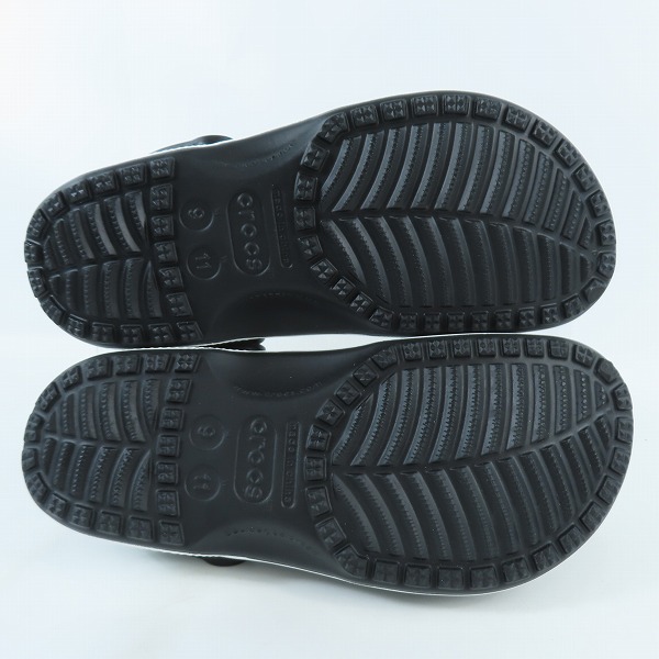 実際に弊社で買取させて頂いた【未使用】MASTERMIND×CROCS/マスターマインド×クロックス Classic Crog シューズ 208211-066/9の画像 2枚目