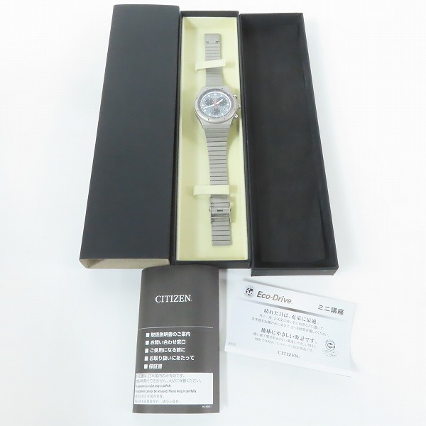 実際に弊社で買取させて頂いたCITIZEN/シチズン BEAUTY&YOUTH UNITED ARROWS/ユナイテッドアローズ 別注 エコ・ドライブ クロノグラフ/腕時計 H500-006CS0Gの画像 7枚目