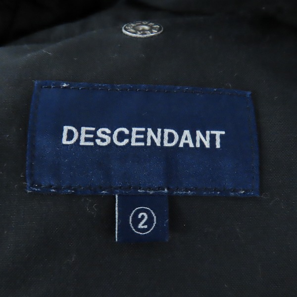 実際に弊社で買取させて頂いたDESCENDANT/ディセンダント コットン イージーパンツ ブラック/2の画像 2枚目