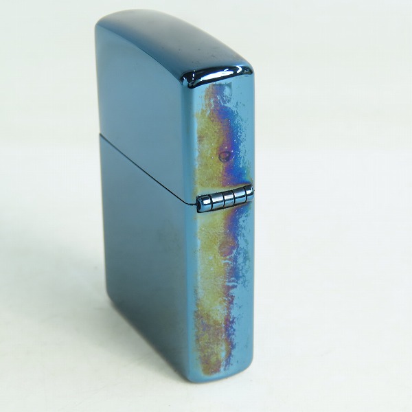 実際に弊社で買取させて頂いたZIPPO/ジッポー HARLEY-DAVIDSON/ハーレーダビッドソン ブルーコーティング/1998年製の画像 3枚目