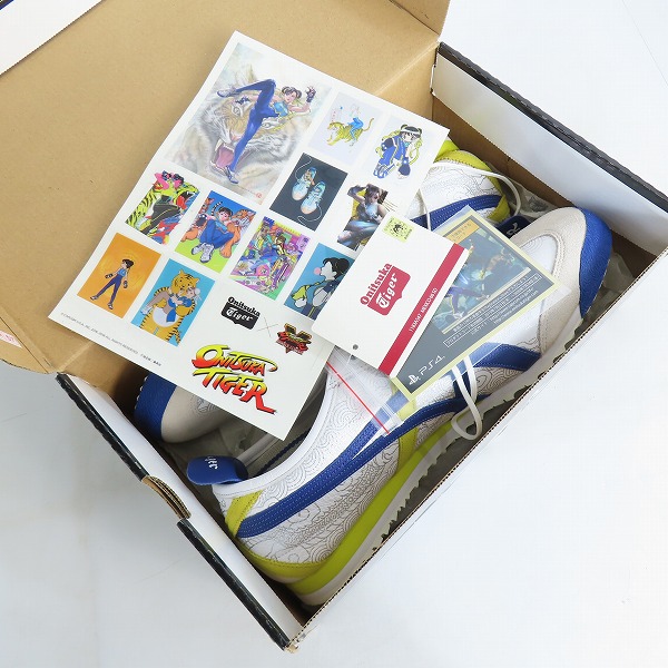 実際に弊社で買取させて頂いた【未使用】Onitsuka Tiger/オニツカタイガー×STREET FIGHTER/ストリートファイター/スニーカー ホワイト 1183A547-100/27.5の画像 8枚目