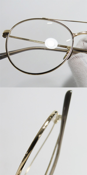 実際に弊社で買取させて頂いたOLIVER PEOPLES/オリバーピープルズ Cheswick G メタルフレーム メガネフレーム アイウェアの画像 8枚目