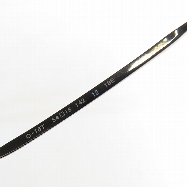 実際に弊社で買取させて頂いた999.9/フォーナインズ メガネフレーム アイウェア O-16Tの画像 5枚目