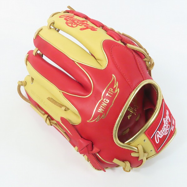 実際に弊社で買取させて頂いたRawlings/ローリングス HYPER TECH COLOR SYNC 軟式 オールラウンド 右投げ用 グローブ/グラブ GR4HTCN55Wの画像 1枚目