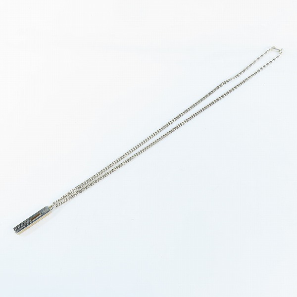 実際に弊社で買取させて頂いたGUCCI/グッチ Gロゴ プレート ネックレスの画像 7枚目