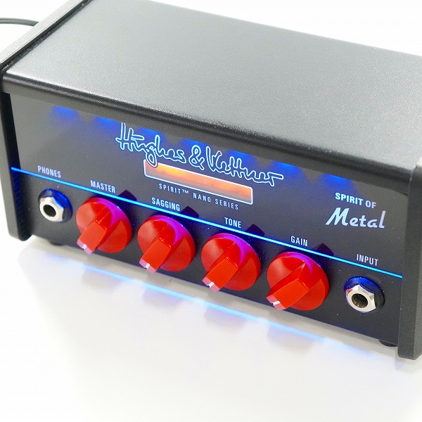 実際に弊社で買取させて頂いたHughes&Kettner/ヒュースアンドケトナー Spirit Nano series SPIRIT OF Metal 小型 ヘッドアンプ ギターアンプ 動作確認済みの画像 8枚目