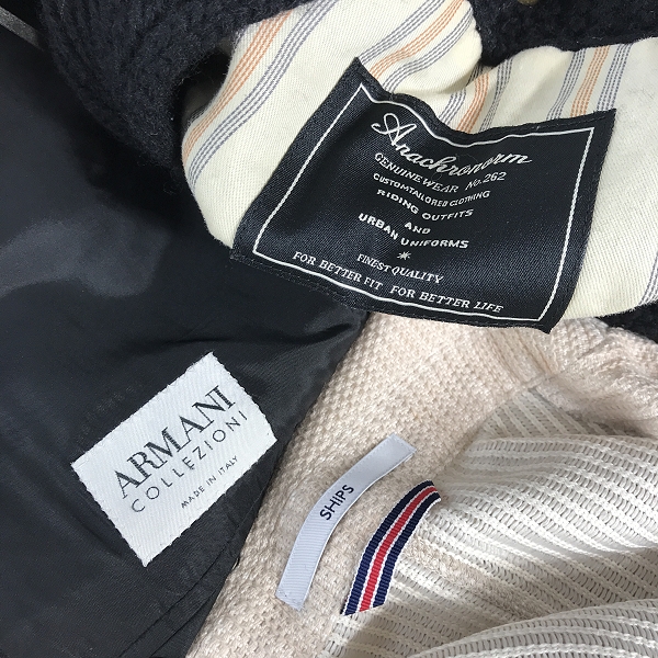 実際に弊社で買取させて頂いた【おまとめ】アルマーニコレッツォーニ/シップス 等 アウター/ジャケット/カーディガンジャケット 他の画像 1枚目