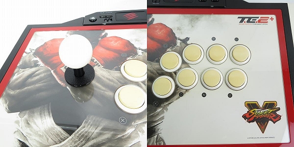 実際に弊社で買取させて頂いたMad Catz/マッドキャッツ MCS-FS-SFV-TE2P ストリートファイターV アーケード ファイトスティック TE2+ アケコン【動作未確認】の画像 5枚目