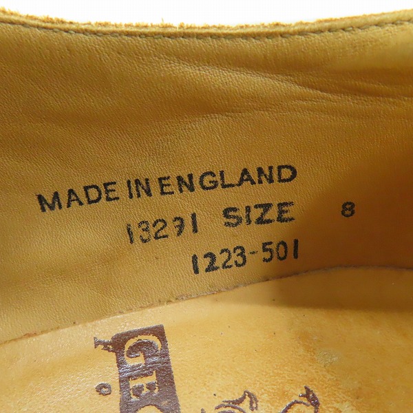 実際に弊社で買取させて頂いたGEORGE COX/ジョージコックス スタークリーパー 白×黒/13291/8の画像 5枚目