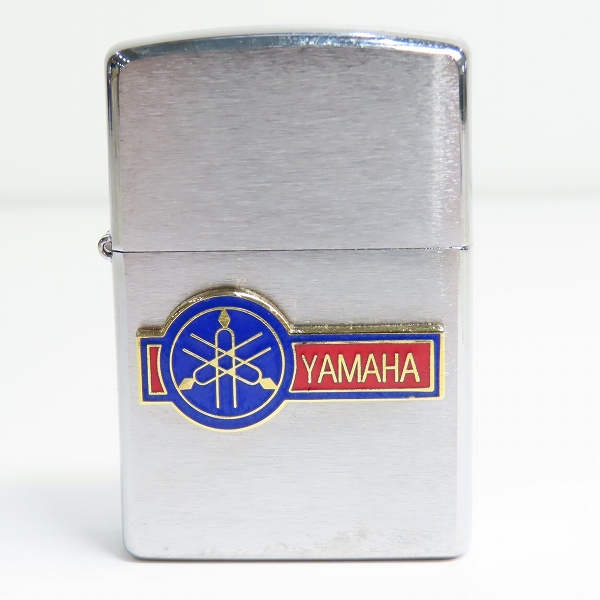 実際に弊社で買取させて頂いたZIPPO/ジッポー YAMAHA/ヤマハ エンブレム/ロゴ メタル貼り 2011年製