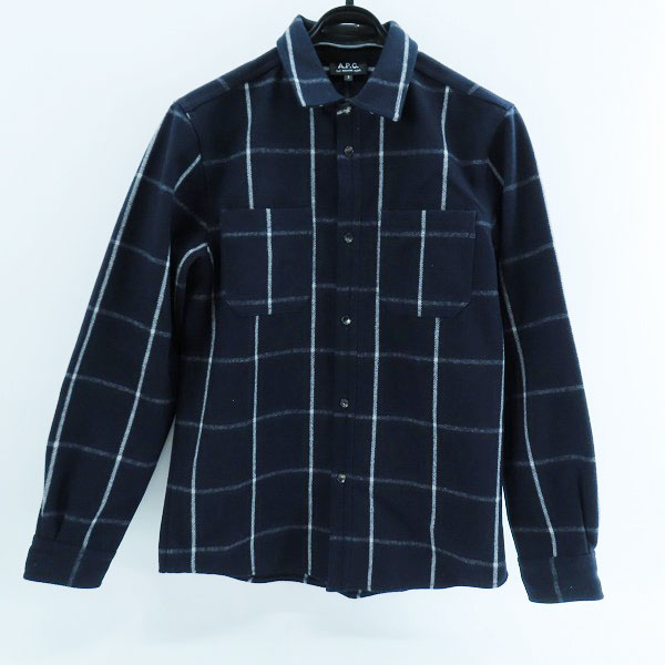 実際に弊社で買取させて頂いたA.P.C./アーペーセー ヘビーウェイト チェックシャツ S