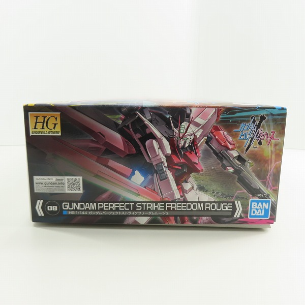 実際に弊社で買取させて頂いた【未組立】BANDAI/バンダイ HG 1/144 ガンダムビルドメタバース ガンダムパーフェクトストライクフリーダムルージュの画像 4枚目