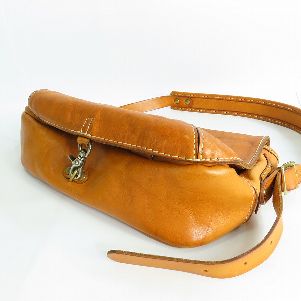 実際に弊社で買取させて頂いたHERZ/ヘルツ 総かぶせのメッセンジャーバッグ CM-141の画像 3枚目