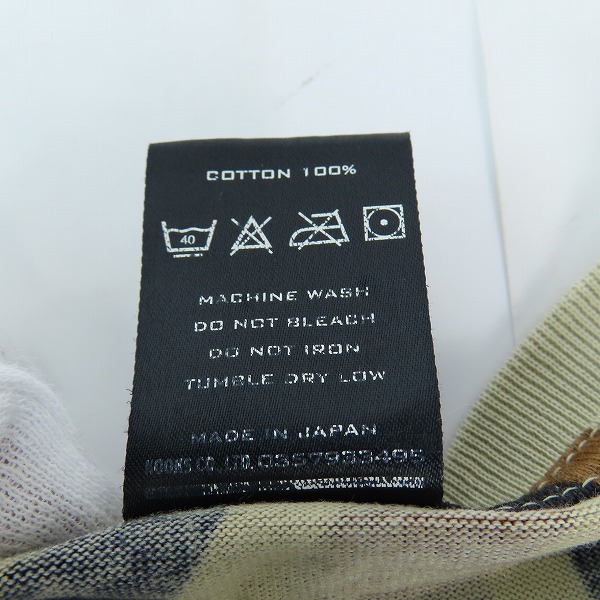 実際に弊社で買取させて頂いたNUMBER(N)INE/ナンバーナイン Tシャツ ハートライバル柄 ダメージ加工 ロングTシャツ 2の画像 3枚目