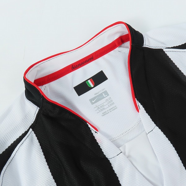実際に弊社で買取させて頂いたNIKE/ナイキ 07/08 ユベントス ホーム 半袖 ユニフォーム /238028-010/Lの画像 6枚目