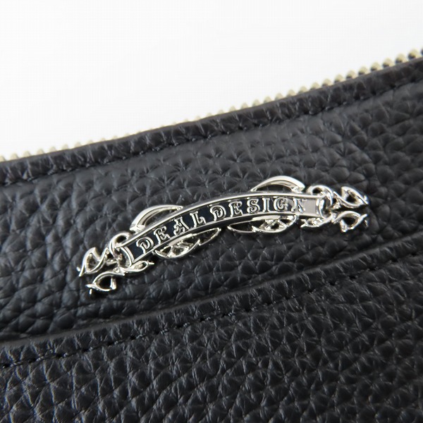 実際に弊社で買取させて頂いたDEAL DESIGN/ディールデザイン 2way エッジウェーブボストート レザー トートバッグ/ショルダーバッグの画像 5枚目