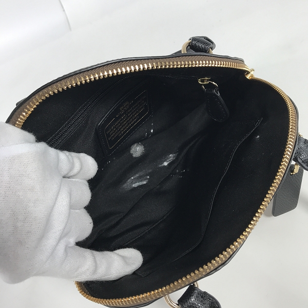 実際に弊社で買取させて頂いたCOACH/コーチ バイカラー ミニドーム バッグの画像 3枚目