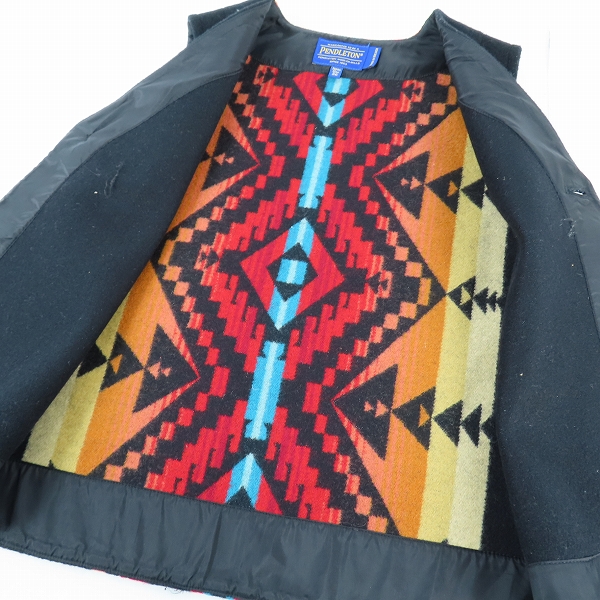 実際に弊社で買取させて頂いたPENDLETON/ペンドルトン 裏地ネイティブ柄 ウール混 ベスト /36の画像 5枚目