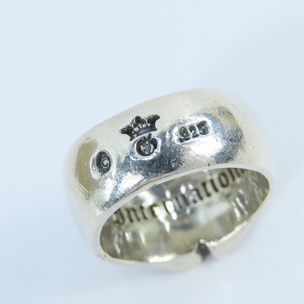 実際に弊社で買取させて頂いたGabor/ガボール スカルプティド オーバルクロス ラージ シグネットリング 24.5-25号の画像 7枚目