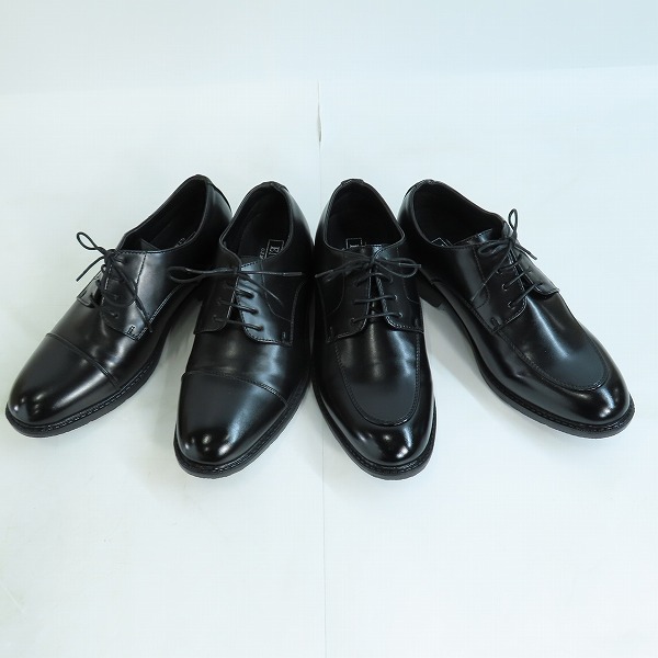 実際に弊社で買取させて頂いたhawkins/ホーキンス ストレートチップ/Uチップ ビジネスシューズ hb80270/hb80271 size:40 2点セット