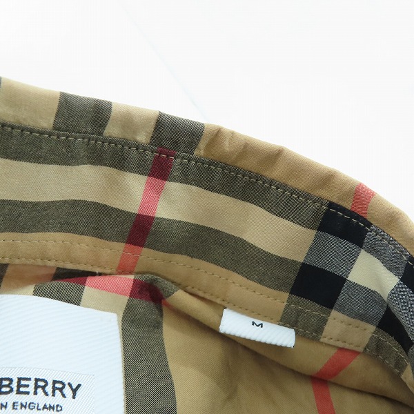 実際に弊社で買取させて頂いたBURBERRY/バーバリー チェックシャツ THTHAGAR129SAM 8020863/Mの画像 5枚目