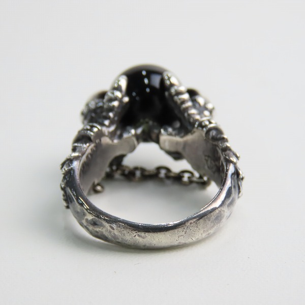 実際に弊社で買取させて頂いたBizarre/ビザール クロー リング w/オニキス 17号の画像 3枚目